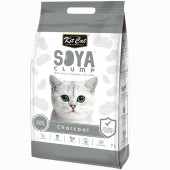 Kit Cat Soya Clump Cat Litter 7L - Charcoal